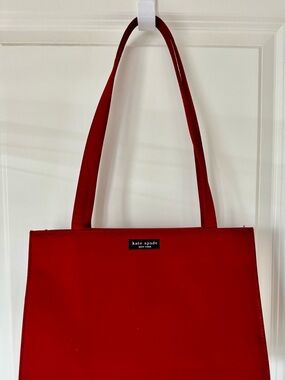 Kate Spade Red Structured Tote